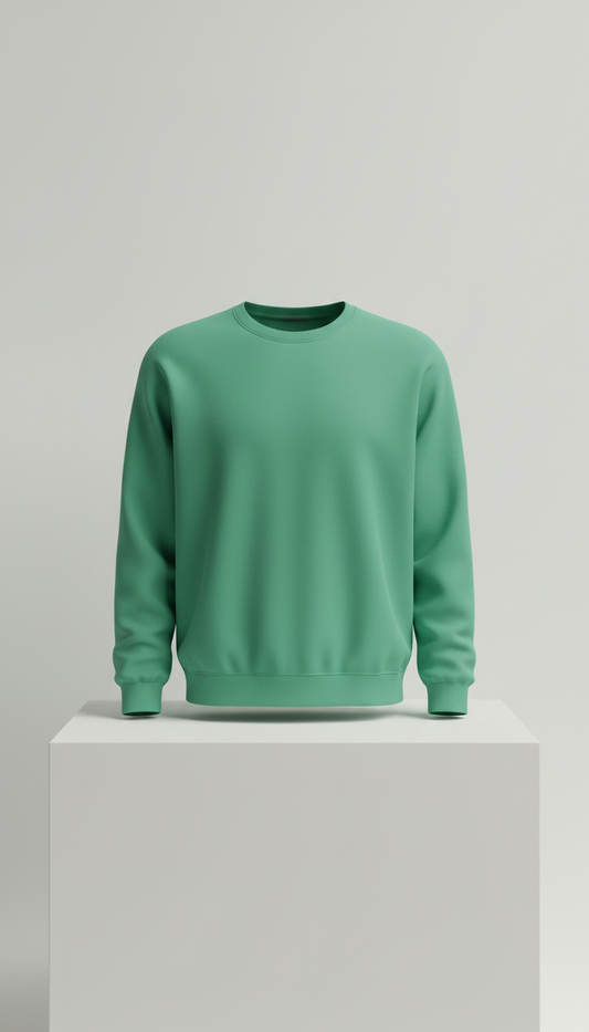Suéter crewneck verde fresh