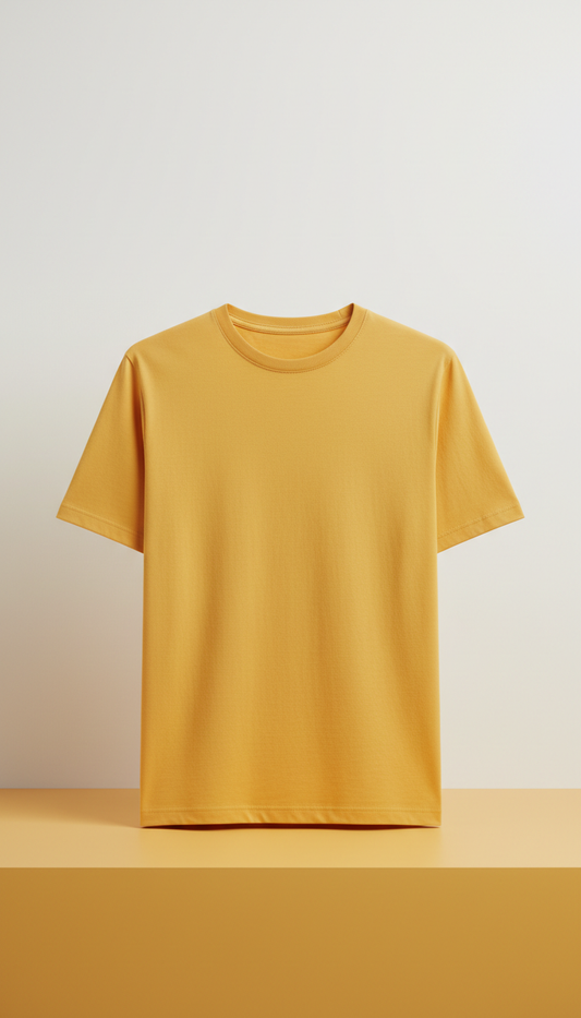 Camiseta algodón amarillo sunrise